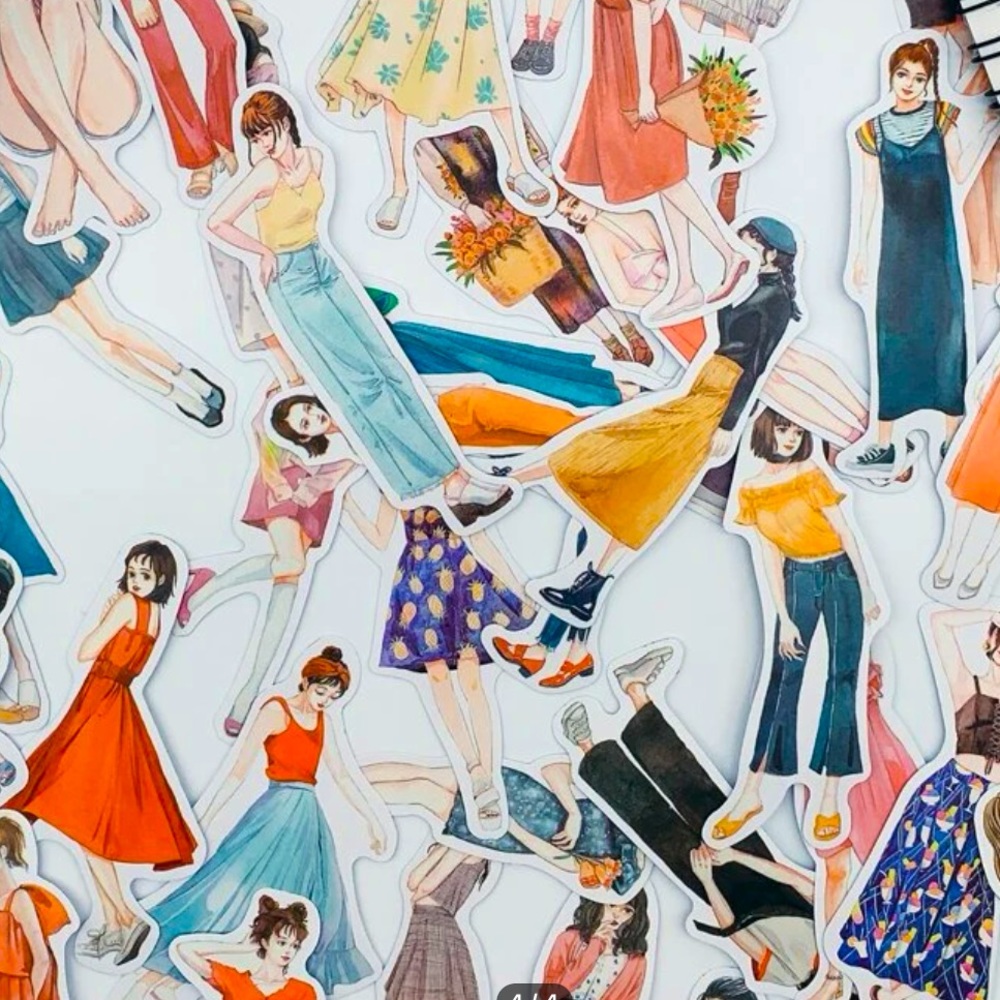 Sweet Summer Fashion Sticker Bundle